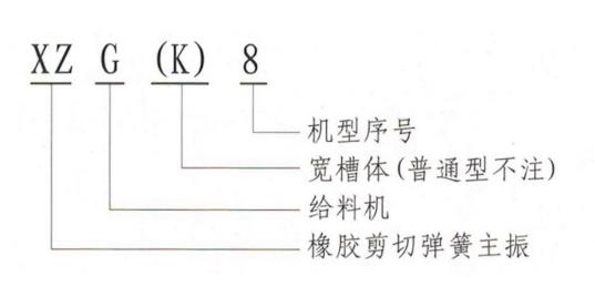 XZG双质体振动给料机型号说明 XZG双质体振动给料机型号说明-河南振江机械